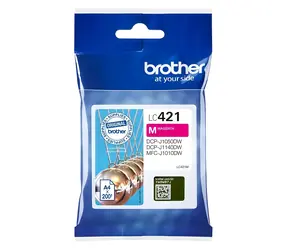 Brother LC421M / Cartridge / Magenta / Originální / pro DCP-J1050DW, DCP-J1140DW, MFC-J1010DW