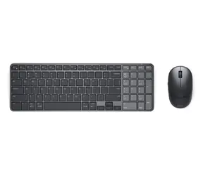 Dell PRO KM746 grafitová / Set bezdrátové klávesnice a myši / US International / nabíjecí baterie / 5 tlačítek