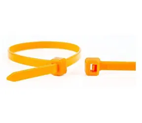 WKK přírodní 370x4,8 mm / Kabelová stahovací páska / rozpojitelná / plast / 100 ks
