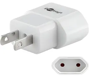 Goobay Cestovní adaptér USA/Japonsko na ČR bez zemnícího kolíku