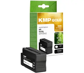 KMP GOLD HP 967XL (3JA31AE) černá / Cartridge / Remanufakturovaná / 70 ml / 3000 stran