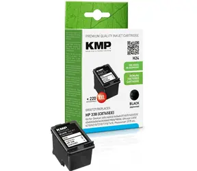 KMP H24 černá / Inkoustová cartridge / Renovovaná, kompatibilní s HP C8765E č.338 / Pigmentový inkoust / 700 stran