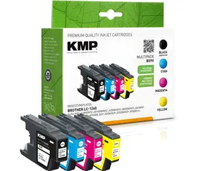 KMP alternativní cartridge Brother LC-1240 CMYK / Multipack / 4x 600 str. / pro Brother DCP-J525W, MFC-J430W