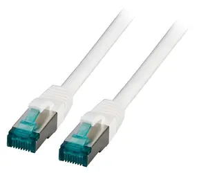 EFB Cat6A S/FTP 7,5 m bílá / Patch kabel / LSZH / RJ-45 / 10 Gigabit Ethernet