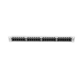 Lanberg PPU5-1024-S šedý / Patch panel / 24 portů / RJ-45 / CAT5E / 1U / 19"