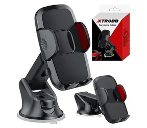 Extralink XTROBB 20384 / Držák telefonu do auta / Gelová přísavka / Otočení 360° / 4-7 palců