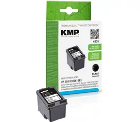 KMP H135 černá / Inkoustová cartridge / náhrada HP CH561EE č.301 / 190 stran