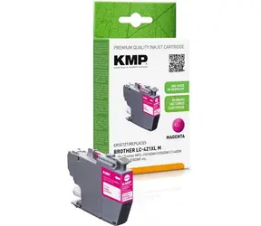 KMP LC421XLM purpurová / Cartridge / pro Brother MFC-J1010DW, DCP-J1140DW / 7 ml / 500 stran / renovovaná