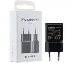 Samsung nabíječka černá / Nabíječka / 15W / rychlé nabíjení