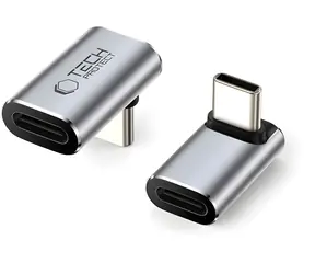 Tech-Protect AA02 šedá / Adaptér / USB-C - USB-C
