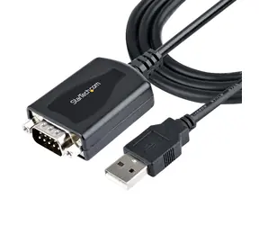 StarTech černá / Adaptér USB na sériový port (RS232) / DB-9 / USB 2.0 / 0,9 m