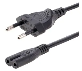 StarTech napájecí kabel EU - C7 černá / Napájecí kabel / 2 m / 250 V / 2,5 A