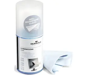 Durable Screenclean 582300 / Čisticí sprej na displeje / 200 ml / + utěrka