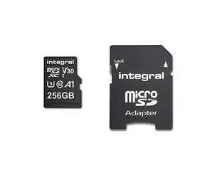 Integral microSDHC/SDXC 256GB / Paměťová karta / UHS-I U3 V30 / čtení: 100 MB/s / zápis: 45 MB/s