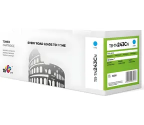 TB Kompatibilní toner TN243C (cyan) / Toner / pro Brother DCP-L3510CDW, HL-L3210CW / Výtěžnost 1000 stran