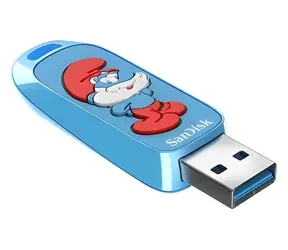SanDisk Smurfs Papa Smurf Edition 128 GB / Flash disk / USB 3.2 Gen 1