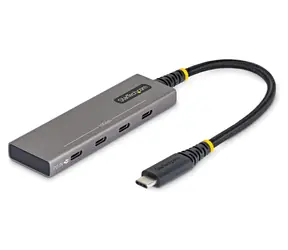 StarTech USB-C Hub 4 porty šedá / USB hub / 4x USB-C / 10 Gbps / 100W PD