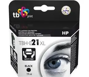 TB kompatibilní inkoustová kazeta HP C9351 No. 21 černá / Kazeta / 19 ml / 520 stran