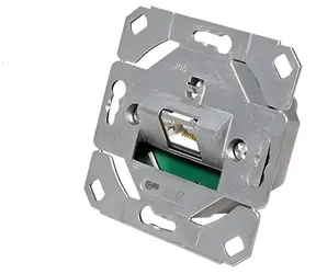 METZ CONNECT E-DAT / Datová zásuvka / 1x RJ-45 / Cat6a / Na omítku / Bez čela