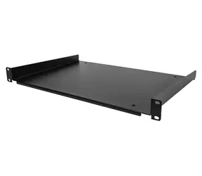 StarTech Rack police 1U černá / Police do racku / 19" / hloubka 305 mm / nosnost 25 kg