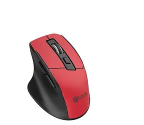 C-TECH Ergo WLM-05 bordó / Ergonomická optická bezdrátová myš / 1600 DPI / 6 tlačítek