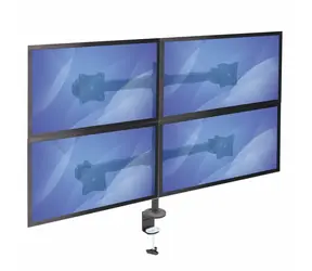 StarTech Držák monitoru 4x rameno 360° černá / Držák monitoru / VESA 75x75 a 100x100 mm / do 27” / nosnost 8 kg