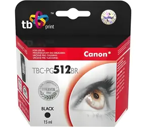 TB TBC-PG512BR kompatibilní inkoustová kazeta Canon PG-512 / Cartridge / Černá / 15 ml