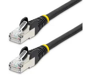 StarTech CAT6a U/UTP LSZH černá / Síťový kabel / 3 m / RJ-45 / PoE / 10GbE
