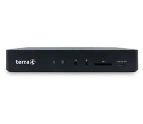 TERRA Dockingstation 810 černá / Dokovací stanice / USB-C / Triple 4K / 135W napájecí adaptér / RJ45