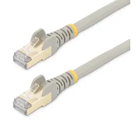 StarTech CAT6A šedá / Patch kabel / STP / 1 m / RJ-45 / 10 Gbit/s / PoE / Snagless