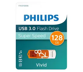 Philips Vivid Edition Sunrise Orange 128GB / Flash disk / USB 3.0