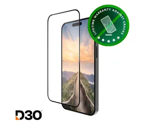 dbramante1928 Eco-shield černá / Ochranné sklo na displej / Apple iPhone 16