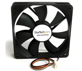 StarTech Ventilátor 120x25mm PWM černá / Ventilátor / 120 mm / 4-pin PWM / MTBF 40000 h