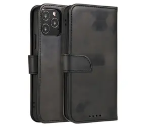 Hurtel Magnet Case flipové pouzdro pro Motorola Moto E32 černá / Pouzdro / Flip / magnetické / stojánek