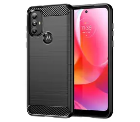 Hurtel Carbon Case pro Motorola Moto G Power 2022 černá / Ochranné pouzdro / Flexibilní / Karbonový vzhled