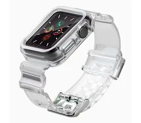 Hurtel Silicone Strap Set pro Apple Watch 42 mm černá / Řemínek