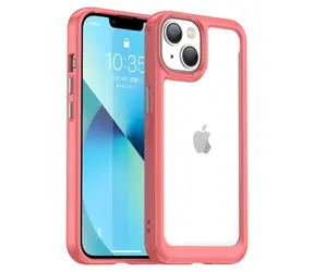 Hurtel Outer Space Case iPhone 14 Plus červená / Pouzdro / Pevné / Gelový rámeček