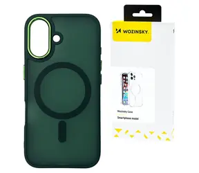Wozinsky Fashion Case MagSafe Galaxy S25+ zelená / Zadní kryt / Samsung Galaxy S25+ / MagSafe