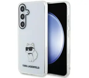 Karl Lagerfeld KLHCS24MHNCHTCT IML Choupette transparentní / Kryt / Samsung Galaxy S24+