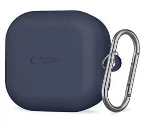 Tech-Protect Silicone Hook Case námořnická modrá / Pouzdro / Samsung Galaxy Buds 4 / 4 Pro