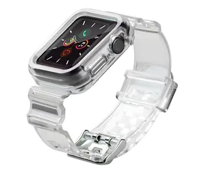 Hurtel silikonový řemínek černá / Řemínek / Apple Watch 44 mm / Silikon