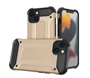 Hurtel Hybrid Armor odolný kryt zlatá / Ochranný kryt / Apple iPhone 13 mini / Zesílená rámová konstrukce