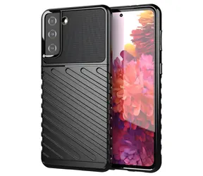Hurtel Thunder Case černá / Odolný silikonový kryt / Samsung Galaxy S22+