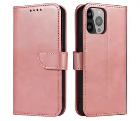 Hurtel Magnet Case růžová / Pouzdro / Apple iPhone 13 Pro / se stojánkem