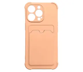 Hurtel Card Armor pouzdro pro Xiaomi Redmi Note 10 & Note 10S růžová / Pouzdro / Silikonové / Peněženka na kartu