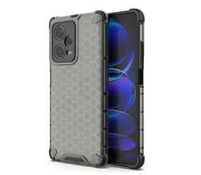 Hurtel Voštinový ochranný kryt pro Xiaomi Redmi Note 12 Pro+ černá / Kryt / Hybridní armor design
