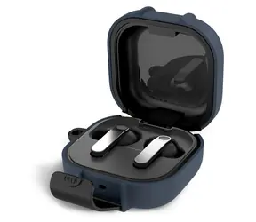 Tech-Protect Slim Hook Case námořnická modrá / Pouzdro / Samsung Galaxy Buds 4 / 4 Pro