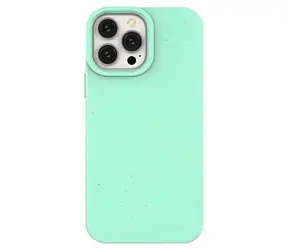 Hurtel Eco Case pro Apple iPhone 14 Plus mátová zelená / Silikonový kryt / Odbouratelný