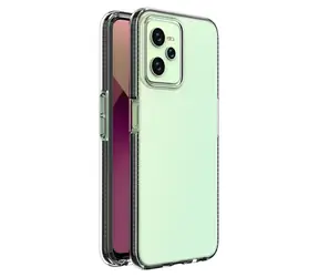 Hurtel Spring Case černá / Pouzdro / Realme C35 / Silikonové s barevným rámečkem