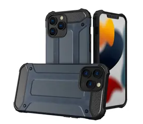 Hurtel Hybrid Armor pro Apple iPhone 13 Pro modrá / Kryt / Odolný hybridní materiál